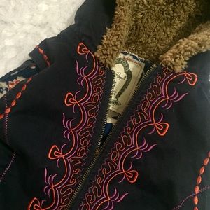 Free People Jackets & Coats - free people • embroidered navy vest Free People Jackets & Coats - free people • embroidered navy vest